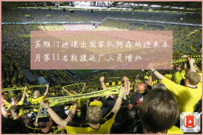 苏维门迪退出国家队阿森纳迎来本月第11名新援返厂人员增加